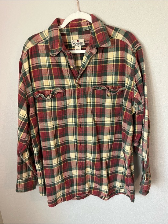 Woolrich Other - Woolrich 6265 Men’s L Red Green Plaid Flannel Shirt 100% Cotton Outdoor Hiking